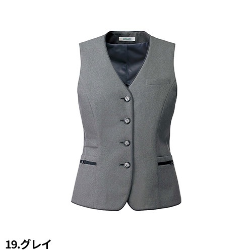 ユニレディ　事務服ベスト15号（チャコールグレイ） 楽天市場】【PT2倍＆最大600円クーポン 5/16 2時迄】 事務服 ベスト