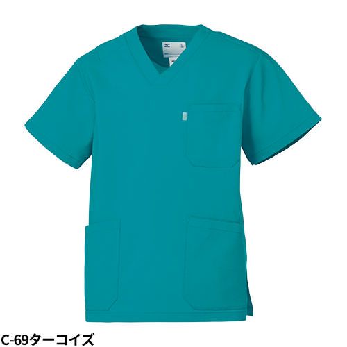 【メール便対応】スクラブ 白衣 医療 ミズノ MIZUNO ユニセックス 男女兼用 半袖 MZ-0311 医師 医者 看護師 ナース 医療用 人気 手術衣 制服 ユニフォーム 涼しい ストレッチ 伸びる 軽量 制電 病院 かっこいい 可愛い かわいい おしゃれ 動きやすい