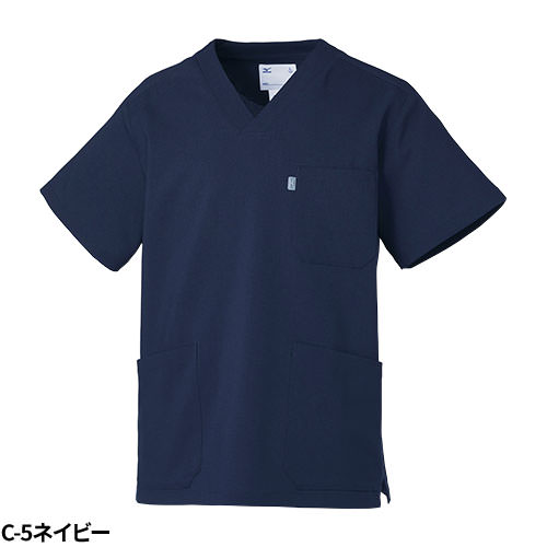 【メール便対応】スクラブ 白衣 医療 ミズノ MIZUNO ユニセックス 男女兼用 半袖 MZ-0311 医師 医者 看護師 ナース 医療用 人気 手術衣 制服 ユニフォーム 涼しい ストレッチ 伸びる 軽量 制電 病院 かっこいい 可愛い かわいい おしゃれ 動きやすい