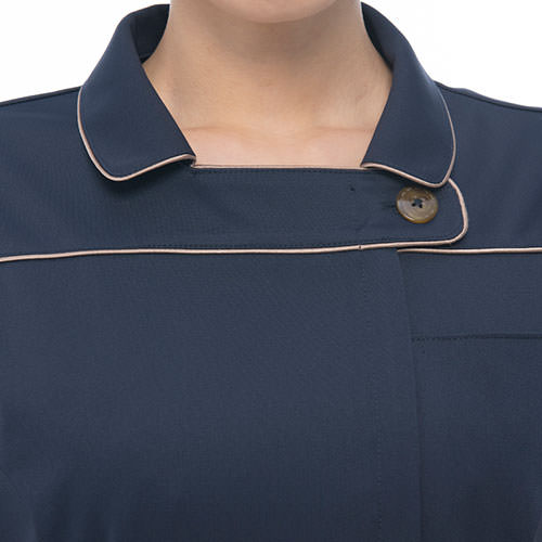 チュニック 白衣 LX-3642 AY-3742 ナガイレーベン Naway 半袖 看護師 ナース ナース服 レディース 女性用 医療用 ショート丈 短め 制服 ユニフォーム おしゃれ かわいい 可愛い 人気 病院 エステ サロン 上品 襟付き 春 夏 秋 冬