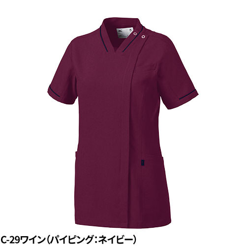 【メール便対応】スクラブ 白衣 医療 ミズノ MIZUNO レディース 女性用 半袖 MZ-0151 医師 医者 看護師 ナース 研修医 医療用 人気 手術衣 オペ着 制服 ユニフォーム ストレッチ 速乾 抗ウイルス 制電 病院 可愛い かわいい おしゃれ 動きやすい