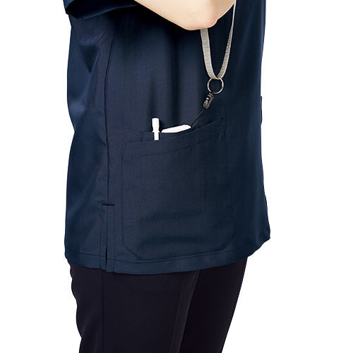 【メール便対応】スクラブ 白衣 ミズノ MIZUNO ユニセックス 男女兼用 半袖 MZ-0231 ワンポイント 医師 医者 看護師 ナース 医療用 人気 手術衣 オペ着 制服 ユニフォーム 制菌 快適 病院 介護 かっこいい 可愛い かわいい おしゃれ 動きやすい