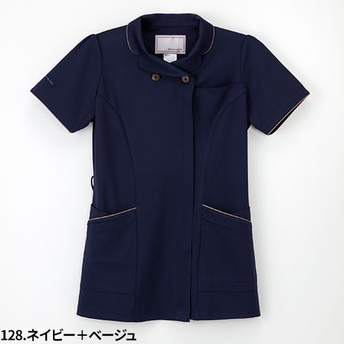 チュニック 白衣 LX-3687 AY-3787 ナガイレーベン Naway 半袖