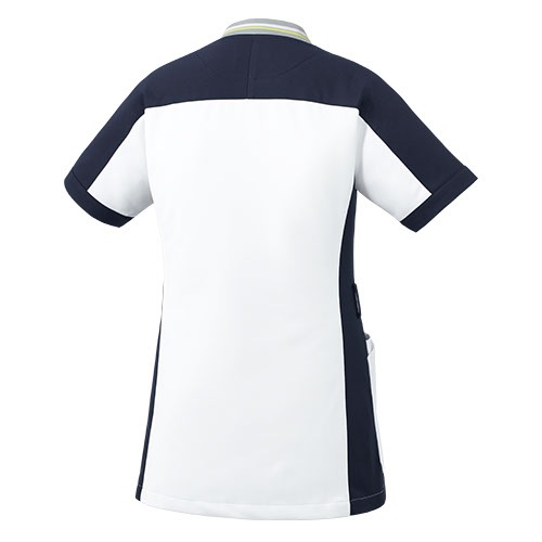 ファスナースクラブ 白衣 医療 ミズノ MIZUNO レディース 女性用 半袖 MZ-0401 医師 医者 看護師 ナース ナース服 人気 制服 ユニフォーム 前開き ストレッチ 伸びる 病院 リハビリ 介護 可愛い かわいい おしゃれ 動きやすい