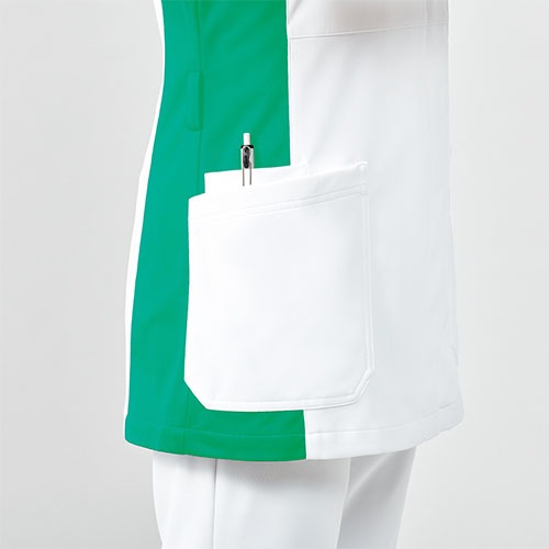 ファスナースクラブ 白衣 医療 ミズノ MIZUNO レディース 女性用 半袖 MZ-0401 医師 医者 看護師 ナース ナース服 人気 制服 ユニフォーム 前開き ストレッチ 伸びる 病院 リハビリ 介護 可愛い かわいい おしゃれ 動きやすい