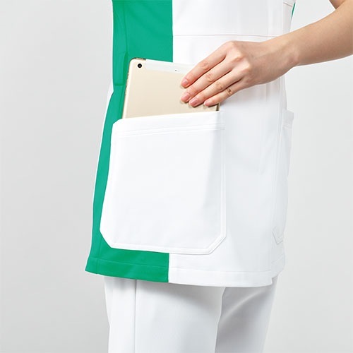 ファスナースクラブ 白衣 医療 ミズノ MIZUNO レディース 女性用 半袖 MZ-0401 医師 医者 看護師 ナース ナース服 人気 制服 ユニフォーム 前開き ストレッチ 伸びる 病院 リハビリ 介護 可愛い かわいい おしゃれ 動きやすい