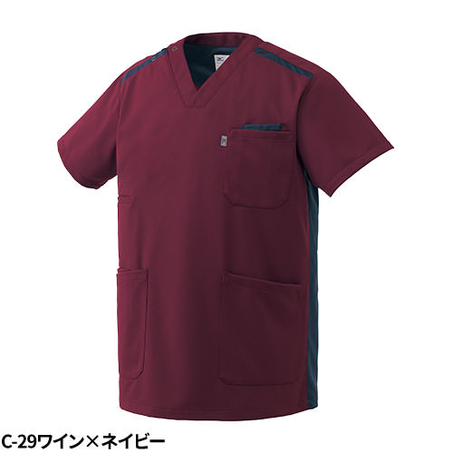 【メール便対応】スクラブ 白衣 医療 ミズノ MIZUNO ユニセックス 男女兼用 半袖 MZ-0240 ポケット 多い 医師 医者 看護師 ナース 研修医 医療用 人気 手術衣 制服 ユニフォーム 抗ウイルス 快適 病院 エステ かっこいい 可愛い かわいい おしゃれ