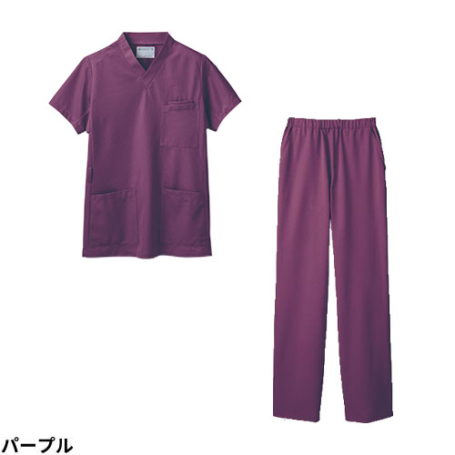スクラブ 上下セット 白衣 パンツ 住商モンブラン ユニセックス 男女兼用 半袖 医療 医師 医者 歯医者 看護師 ナース ナース服 手術衣 薄手 速乾 ポケット 楽 72 -614 ～ -619・-630 72 -1164 ～ -1169・-1630