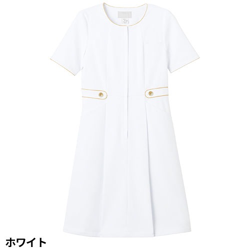 ワンピース 医療用 看護師 ナース ナース服 ナースウェア 白衣 看護服 制服 半袖 女性 レディース FOLK フォーク 3025SC-1 3025SC-2 3025SC-17 病院 クリニック エステ サロン おしゃれ かわいい 可愛い