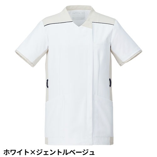 スクラブ 白衣 メンズ レディース 男女兼用 ユニセックス ラフィーリア オンワード 男女兼用ファスナースクラブ HS-8168、HS-8169、HS-8170、HS-8171、HS-8172、HS-8173、HS-8174、HS-8175、HS-8176、HS-8177 医療 制服 ユニフォーム 医者 医師 看護師 ナース 病院 おしゃれ