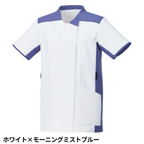 スクラブ 白衣 メンズ レディース 男女兼用 ユニセックス ラフィーリア オンワード 男女兼用ファスナースクラブ HS-8168、HS-8169、HS-8170、HS-8171、HS-8172、HS-8173、HS-8174、HS-8175、HS-8176、HS-8177 医療 制服 ユニフォーム 医者 医師 看護師 ナース 病院 おしゃれ