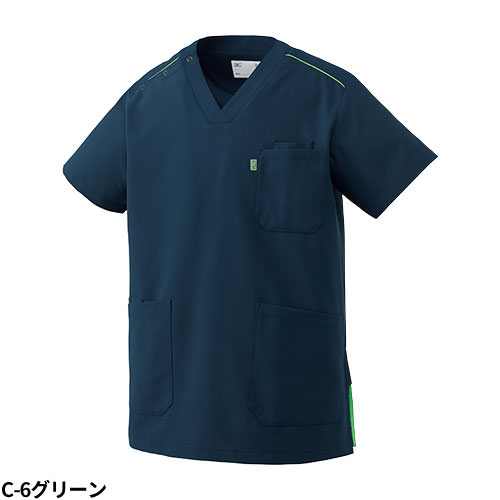 【メール便対応】スクラブ 白衣 医療 ミズノ MIZUNO ユニセックス 男女兼用 半袖 MZ-0230 医師 医者 看護師 ナース 医療用 人気 オペ着 制服 ユニフォーム 抗ウイルス 病院 エステ 介護 小児科 かっこいい かわいい おしゃれ 動きやすい ネーム刺?