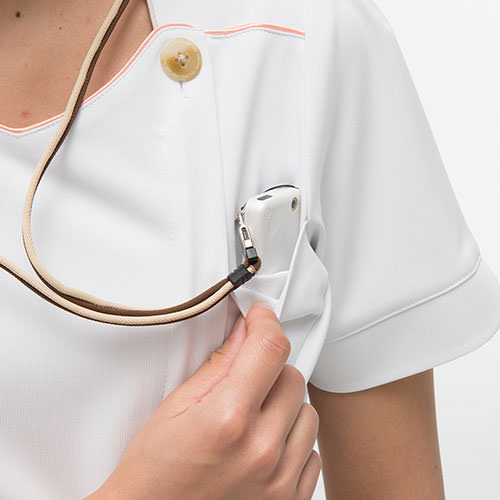 ナガイレーベン チュニック LX-3732 チュニック 白衣 医療用 看護師 ナース かわいい クリニック エステ サロン おしゃれ かわいい医療 制服 ユニフォーム 病院