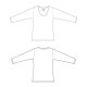 スクラブインナー Tシャツ FOLK フォーク レディスカットソー 7.5分袖 9001 レディース 女性用 アンダーシャツ インナーシャツ 医療用 春夏 秋冬 医療 制服 ユニフォーム 医者 看護師 ナース 病院 おしゃれ 可愛い かわいい 動きやすい