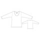 スクラブインナー Tシャツ FOLK フォーク メンズカットソー 8分袖 9002 メンズ 男性用 アンダーシャツ インナーシャツ 医療用 春夏 秋冬 医療 制服 ユニフォーム 医者 医師 看護師 ナース 病院 おしゃれ かっこいい 動きやすい