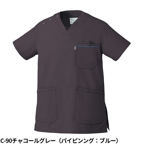 【メール便対応】スクラブ ミズノ MIZUNO MZ-0018A ユニセックス 男女兼用 白衣 医療 半袖 医師 医者 看護師 ナース 研修医 医療用 人気 手術衣 オペ着 制服 ユニフォーム 抗ウイルス 軽量 制菌 快適 病院 かっこいい 可愛い かわいい おしゃれ 大きいサイズ