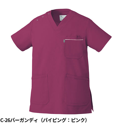 【メール便対応】スクラブ ミズノ MIZUNO MZ-0018A ユニセックス 男女兼用 白衣 医療 半袖 医師 医者 看護師 ナース 研修医 医療用 人気 手術衣 オペ着 制服 ユニフォーム 抗ウイルス 軽量 制菌 快適 病院 かっこいい 可愛い かわいい おしゃれ 大きいサイズ