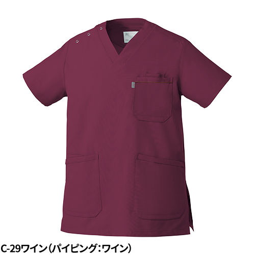 【メール便対応】スクラブ ミズノ MIZUNO MZ-0018A ユニセックス 男女兼用 白衣 医療 半袖 医師 医者 看護師 ナース 研修医 医療用 人気 手術衣 オペ着 制服 ユニフォーム 抗ウイルス 軽量 制菌 快適 病院 かっこいい 可愛い かわいい おしゃれ 大きいサイズ