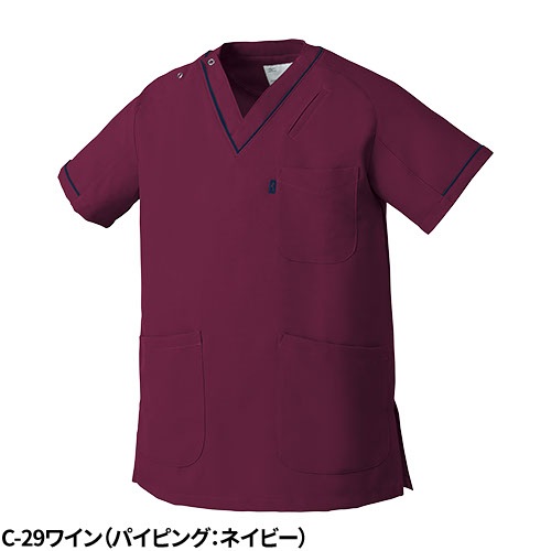 【メール便対応】スクラブ 白衣 医療 ミズノ MIZUNO ユニセックス 男女兼用 半袖 MZ-0092 医者 看護師 ナース 研修医 医療用 人気 手術衣 オペ着 制服 ユニフォーム 抗ウイルス ストレッチ 速乾 病院 かっこいい 可愛い かわいい おしゃれ 安い