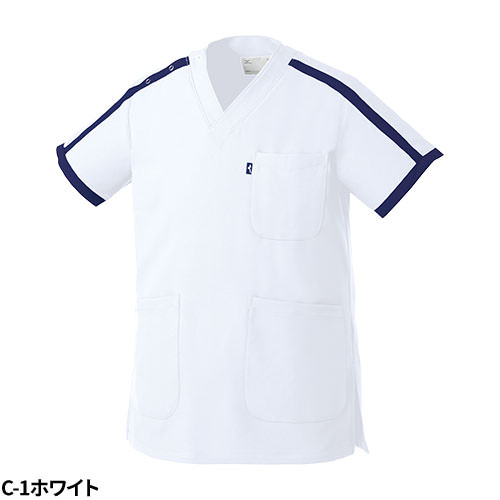 【メール便対応】スクラブ 白衣 医療 ミズノ MIZUNO ユニセックス 男女兼用 半袖 MZ-0090 医師 医者 看護師 ナース 研修医 医療用 人気 手術衣 ユニフォーム ストレッチ 伸びる 制電 消臭 病院 歯医者 介護 かっこいい 可愛い かわいい おしゃれ