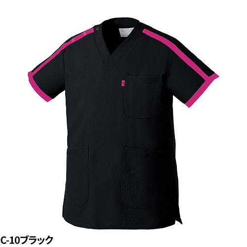 【メール便対応】スクラブ 白衣 医療 ミズノ MIZUNO ユニセックス 男女兼用 半袖 MZ-0090 医師 医者 看護師 ナース 研修医 医療用 人気 手術衣 ユニフォーム ストレッチ 伸びる 制電 消臭 病院 歯医者 介護 かっこいい 可愛い かわいい おしゃれ