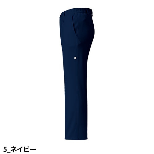 ネイビー パンツ UQM2001V 医療 白衣 ズボン ルコックスポルティフ メンズ 男性用 医療用 病院 クリニック 看護師 医者 医師 ストレッチ スリム 動きやすい 透け防止 透けにくい 帯電防止 ウエストベルト おしゃれ かっこいい