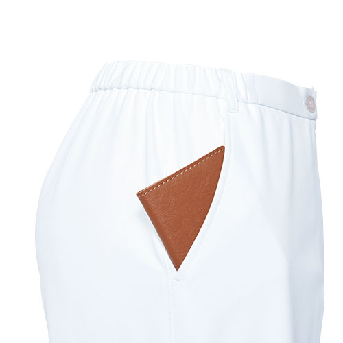 ストレートパンツ UQW2037 医療 白衣 ズボン ルコックスポルティフ レディース 女性用 医療用 病院 クリニック 看護師 医者 医師 制服 ユニフォーム 吸汗速乾 快適 ストレッチ 動きやすい 透けにくい 接触冷感 涼しい