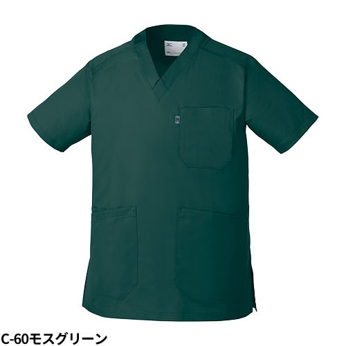 【メール便対応】スクラブ 白衣 医療 ミズノ MIZUNO ユニセックス 男女兼用 半袖 MZ-0120 医師 医者 看護師 ナース 研修医 医療用 人気 手術衣 オペ着 制服 ユニフォーム 冷感 吸汗 速乾 病院 動物病院 小児科 かっこいい 可愛い かわいい おしゃれ