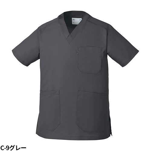 【メール便対応】スクラブ 白衣 医療 ミズノ MIZUNO ユニセックス 男女兼用 半袖 MZ-0120 医師 医者 看護師 ナース 研修医 医療用 人気 手術衣 オペ着 制服 ユニフォーム 冷感 吸汗 速乾 病院 動物病院 小児科 かっこいい 可愛い かわいい おしゃれ