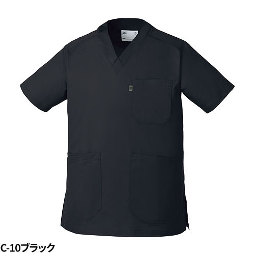 【メール便対応】スクラブ 白衣 医療 ミズノ MIZUNO ユニセックス 男女兼用 半袖 MZ-0120 医師 医者 看護師 ナース 研修医 医療用 人気 手術衣 オペ着 制服 ユニフォーム 冷感 吸汗 速乾 病院 動物病院 小児科 かっこいい 可愛い かわいい おしゃれ