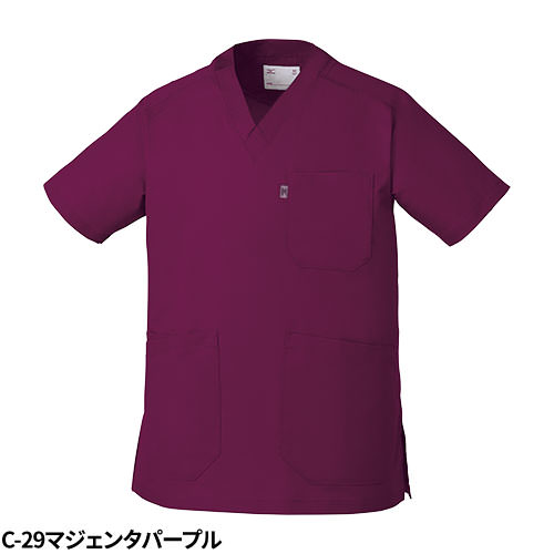 【メール便対応】スクラブ 白衣 医療 ミズノ MIZUNO ユニセックス 男女兼用 半袖 MZ-0120 医師 医者 看護師 ナース 研修医 医療用 人気 手術衣 オペ着 制服 ユニフォーム 冷感 吸汗 速乾 病院 動物病院 小児科 かっこいい 可愛い かわいい おしゃれ