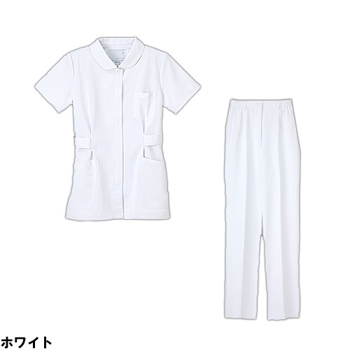 チュニック 看護衣 白衣 上下セット パンツ ナガイレーベン