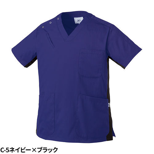 【メール便対応】スクラブ 白衣 医療 ミズノ MIZUNO ユニセックス 男女兼用 半袖 MZ-0073 医師 医者 看護師 ナース 研修医 医療用 人気 手術衣 オペ着 制服 ユニフォーム 伸びる 速乾 病院 小児科 歯医者 介護 かっこいい 可愛い かわいい おしゃれ