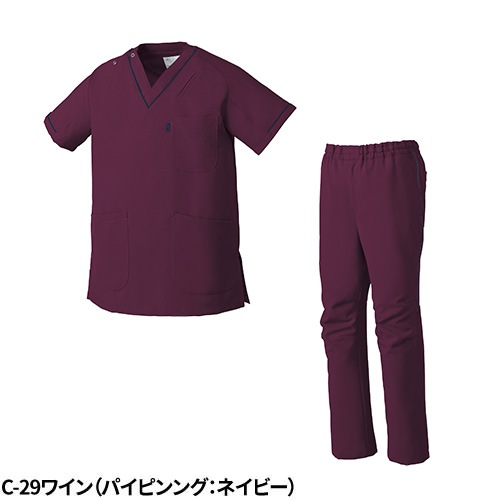 【メール便対応】スクラブ 白衣 上下セット パンツ MIZUNO ミズノ ユニセックス 男女兼用 医療 医師 医者 看護師 ナース 手術衣 MZ-0092 MZ-0093 MZ0092 MZ0093 人気 制服 ユニフォーム 病院 ストレッチ ポケット おしゃれ かわいい かっこいい