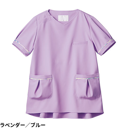 スクラブ 白衣 医療 住商モンブラン レディース 女性用 半袖 ローラアシュレイ LW602-12・22・83・62 医師 医者 看護師 ナース 研修医 医療用 人気 ペプラム ストレッチ かわいい 可愛い Vネック 軽い 病院 エステ おしゃれ 動きやすい ネーム刺繍