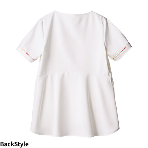 スクラブ 白衣 医療 住商モンブラン レディース 女性用 半袖 ローラアシュレイ LW602-12・22・83・62 医師 医者 看護師 ナース 研修医 医療用 人気 ペプラム ストレッチ かわいい 可愛い Vネック 軽い 病院 エステ おしゃれ 動きやすい ネーム刺繍