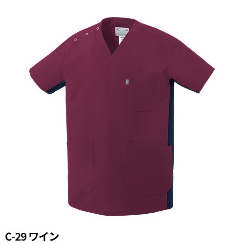 スクラブ 白衣 医療 ミズノ MIZUNO ユニセックス 男女兼用 半袖 MZ-0404 医師 医者 看護師 ナース ナース服 人気 制服 ユニフォーム ポケット ストレッチ 伸びる 病院 薬剤師 介護 かっこいい 可愛い かわいい おしゃれ おすすめ