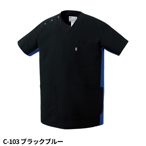 スクラブ 白衣 医療 ミズノ MIZUNO ユニセックス 男女兼用 半袖 MZ-0404 医師 医者 看護師 ナース ナース服 人気 制服 ユニフォーム ポケット ストレッチ 伸びる 病院 薬剤師 介護 かっこいい 可愛い かわいい おしゃれ おすすめ