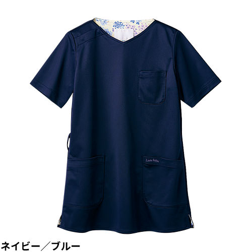 スクラブ 白衣 医療 住商モンブラン レディース 女性用 半袖 ローラアシュレイ LW603-12・22・82・93 医師 医者 看護師 ナース 研修医 医療用 人気 手術衣 オペ着 かわいい 可愛い 上品 速乾 ストレッチ 伸びる 制電 病院 エステ おしゃれ おすすめ