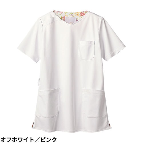 スクラブ 白衣 医療 住商モンブラン レディース 女性用 半袖 ローラアシュレイ LW603-12・22・82・93 医師 医者 看護師 ナース 研修医 医療用 人気 手術衣 オペ着 かわいい 可愛い 上品 速乾 ストレッチ 伸びる 制電 病院 エステ おしゃれ おすすめ