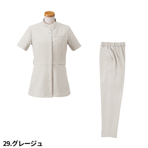 ナースジャケット 白衣 上下セット パンツ リゼルヴァ RISERVA