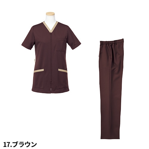 スクラブ 上下セット 白衣 パンツ リゼルヴァ RISERVA レディース 女性用 半袖 医療 医師 医者 歯医者 看護師 ナース ナース服 手術衣 前開き ストレート R8797 R7747P 制服 ユニフォーム 病院 エステ 介護 おしゃれ かわいい 可愛い