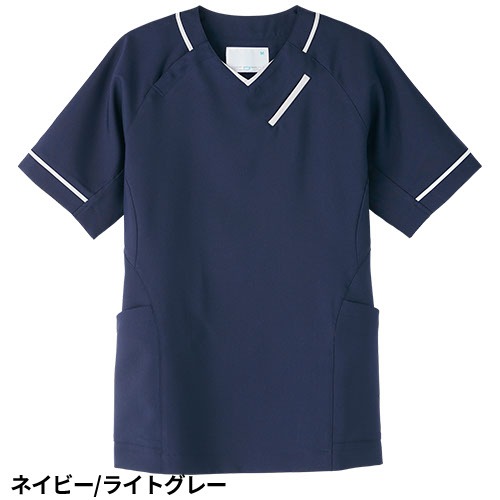 スクラブ 白衣 メンズ レディース 男女兼用 ユニセックス 住商モンブラン スクラブ 兼用 半袖  MS006-3483、MS006-5391、MS006-7283、MS006-8391、MS006-9153 医療 制服 ユニフォーム 医者 医師 看護師 ナース 病院 おしゃれ かわいい 可愛い かっこいい医療用 手術衣 オペ