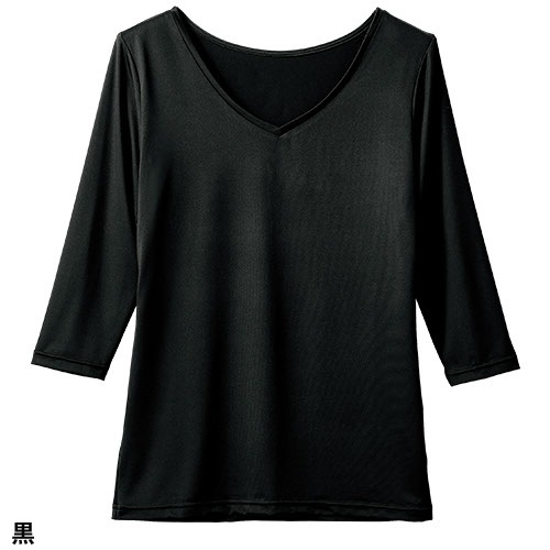 スクラブインナー Tシャツ アンダーシャツ 住商モンブラン インナーレディス 七分袖 MZ501-83、MZ501-93 医療 制服 ユニフォーム 医者 医師 看護師 ナース 病院 おしゃれ かっこいい 動きやすいインナーシャツ 医療用 クリニック 着心地がいい