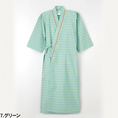 患者衣 着物型 検診衣 ナガイレーベン LG-1470 病衣 入院着 患者着 半袖 メンズ レディース 浴衣 浴衣式 検査 検診 健康診断 入院 患者 院内着 病院 鍼灸 介護 おしゃれ かわいい 可愛い かっこいい 吸汗 綿 ポリエステル
