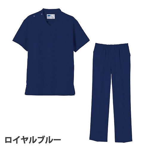 WHISEL 新品 上着のみ スクラブ LL ネイビー 11485 生々し ホワイセル