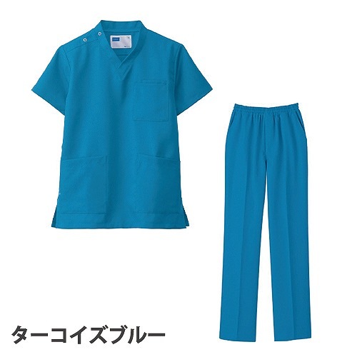 【メール便対応】スクラブ 白衣 上下セット パンツ 自重堂 whisel ユニセックス 男女兼用 医療 医師 医者 看護師 ナース 手術衣 WH11485 WH11486 人気 ポケット 制服 ユニフォーム 病院 動物病院 介護 おしゃれ かわいい かっこいい
