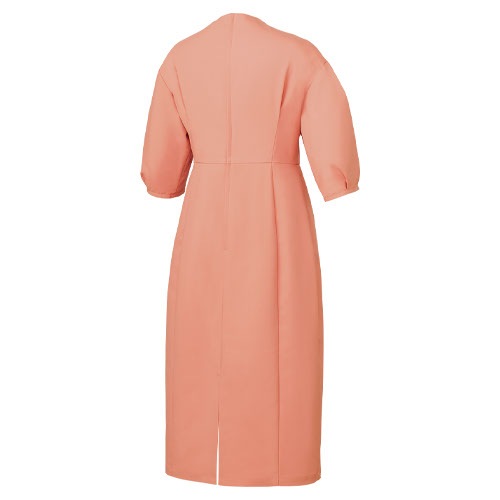 ワンピース 医療用 看護師 ナース ナース服 ナースウェア 白衣 看護服 制服 五分袖 5分袖 女性 レディース unite ユナイト チトセ DOM-0040 病院 クリニック エステ サロン おしゃれ かわいい 可愛い