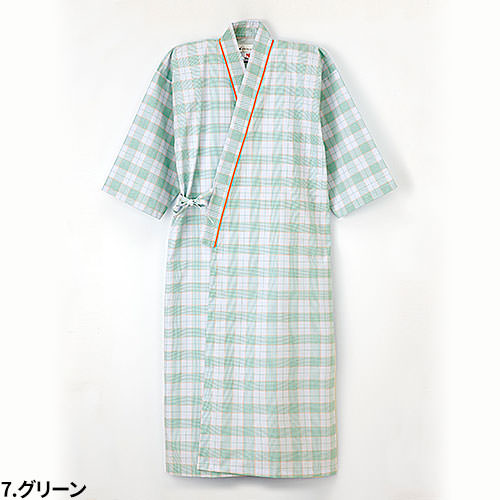 患者衣 ゆかた 検診衣 ナガイレーベン PG-1400 病衣 入院着 患者着 半端袖 メンズ レディース 浴衣 浴衣式 検査 検診 健康診断 入院 患者 院内着 病院 介護 おしゃれ かわいい 可愛い かっこいい 綿 ポリエステル 吸水 形態安定