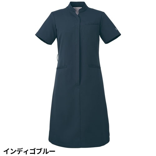 [ 特別価格 ]ワンピース 医療用 看護師 ナース ナース服 ナースウェア 住商モンブラン uka ナースワンピース 半袖 UM401 かわいい クリニック エステ サロン おしゃれ かわいい 受付 制菌加工 吸汗 制電 防汚 上質感
